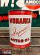 RARE 1950's MONARCA Motor Oil Can 1 qt. Gas & Oil