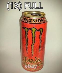 RARE! 2007 JAVA MONSTER ENERGY DRINK RUSSIAN! (1X) FULL 15oz Can