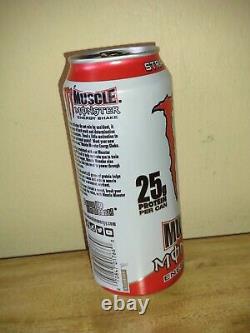 RARE! 2015 MONSTER ENERGY DRINK MUSCLE STRAWBERRY! (1X) FULL 15oz Can