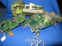 RARE! 3 Tin Trucks Made from Tin Cans From Angola Civil War Entirely Hand Made