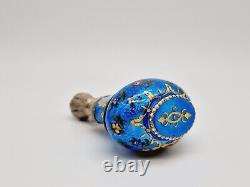 RARE BOTTLE France Silver Enamel Antique, Cloisonne 950 Silver, Tin Enamel