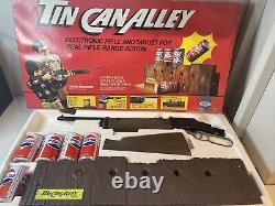 RARE BOXED VINTAGE 1970'S IDEAL TIN CAN ALLEY GAME PEPSI CANS missing Parts
