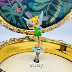 RARE Disney Tinker Bell Peter Pan Neverland Music Box You Can Fly WORKS