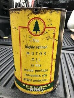 RARE KUNZ OIL CO. GOLD MEDAL OIL 5 Quart Can