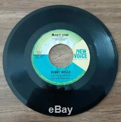 RARE Kenny Wells 45 Isnt It Just A Shame / I can't stop Northern Soul ORIGINAL