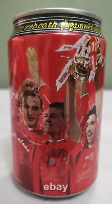 RARE Liverpool Drink Cans Coca Cola x2 & Red Bull x1