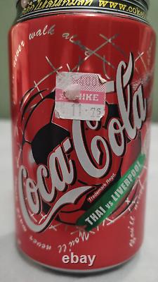 RARE Liverpool Drink Cans Coca Cola x2 & Red Bull x1