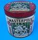 RARE Masterpiece Cigar Tobacco Tin Can Paper Label Amazing Graphics Pennsylvania