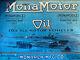RARE Mona Motor Oil Graphic 1/2 gallon oil can