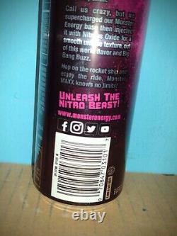 RARE! Monster Energy Drink MAXX SOLARIS! ONE (1X) FULL SEALED UNOPENED 12oz Can