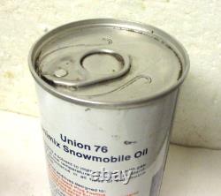 RARE Union 76 Snowmobile Oil Can all metal One Pint FULL light wear