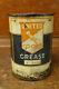 RARE Vintage 1930s United CO-OPS 1lb One Pound Metal Grease Oil Can Empty