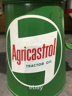 RARE Vintage Castrol Agricastrol Oil Can Jug Pourer Esso BP Shell Oil RARE