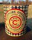 RARE Vintage JC Coulbourn Big C Baltimore Maryland Oyster Can Tin Excellent