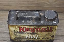 RARE Vintage White Eagle Keynoil 1/2 Gallon Motor Oil Can