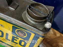 RARE bidon d'huile NEGROLEO oil can tin 2 litres