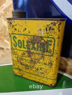 RARE bidon d'huile SOLEXINE SOLEX VELOSOLEX BP ZOOM oil can tin 2 litres