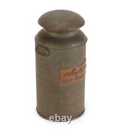 Rare 1881-1910 Huyler's Milk Chocolate Tin Milk Can-Shaped Candy Container