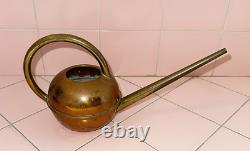 Rare 1920s Designer Art Deco Copper & Brass Watering Can by Chase Centaur