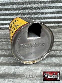 Rare 1940's PENNZOIL United Airlines Motor Oil Can 1 qt. Gas & Oil
