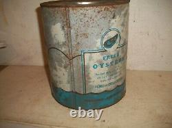 Rare 1 Gallon Oyster Tin Can Maryland Clam Co Easton Md 116