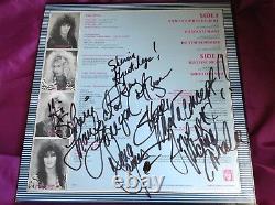 Rare Autographed Private Glam Metal LP Babe' Blu Can't Stop Rock N Roll