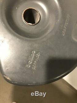 Rare Bellino grey metal reserve spare gas can canister tank Mercedes 7 liter