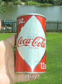 Rare Coca-cola Large Diamond With Bottle 12 Oz Tab Can Atlanta, Ga Nice