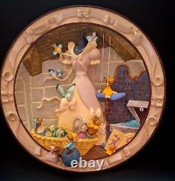 Rare Disney 3D Cinderella Collectible Plate We Can Do It 1655/7500 No Box