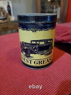 Rare Early Automotive FINEST GREASE Can