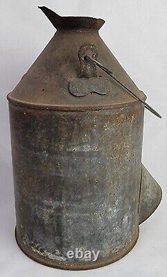 Rare & Early D. &H. R. R. DELAWARE HUDSON RAILROAD OIL CAN