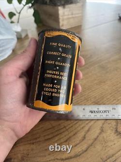 Rare Early Harley Davidson Half Pint Two Cycle Oil Can Great Advertising