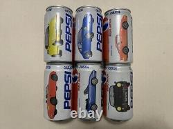 Rare Empty Pepsi Porsche Cans 1997 Full set Brazil