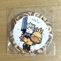 Rare Final Fantasy Ffvii Cloud Can Badge Yoshitaka Amano