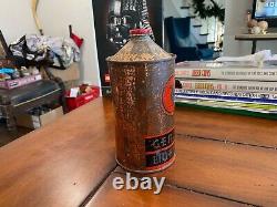 Rare GENESEE LIGHT ALE Cone Top IRTP Quart Beer Can Genesee Brewing NY Nice Cap