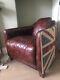 Rare Halo Timothy Oulton Vintage Leather Rocket Aviator Armchair CAN DELIVER