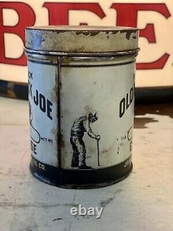 Rare Hancock Oil Company Old Black Joe Grease Can