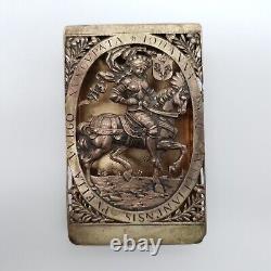 Rare Joan of Arc 835 Silver Tin Joan of Orleans (T4)