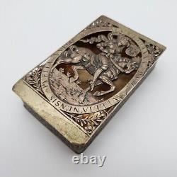 Rare Joan of Arc 835 Silver Tin Joan of Orleans (T4)