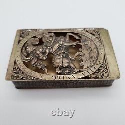 Rare Joan of Arc 835 Silver Tin Joan of Orleans (T4)