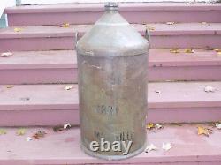 Rare Large Vetivert Oil Metal Can with screw top