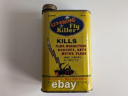 Rare Litening Fly Killer Can One Pint Yale Oil Corporation Billings Montana