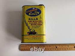 Rare Litening Fly Killer Can One Pint Yale Oil Corporation Billings Montana