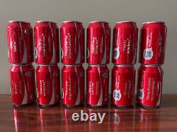 Rare Macedonia Coca Cola Name Set of 12 Cans 2015