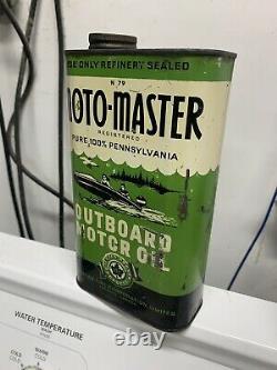 Rare Motomaster Outboard Oil Can