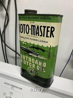 Rare Motomaster Outboard Oil Can