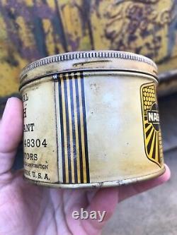 Rare Old Vintage Nash motors motor lubricant Can Lubriplate gas and oil