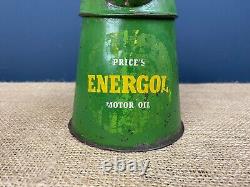 Rare Prices Energol Motor Oil Pre Bp Pint Can Jug Pourer-automobilia
