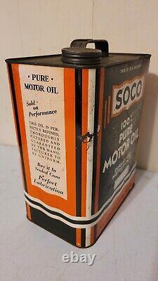 Rare Soco Two Gallon Oil Can