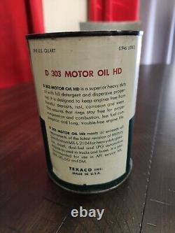 Rare Texaco DO 303 Oil Can